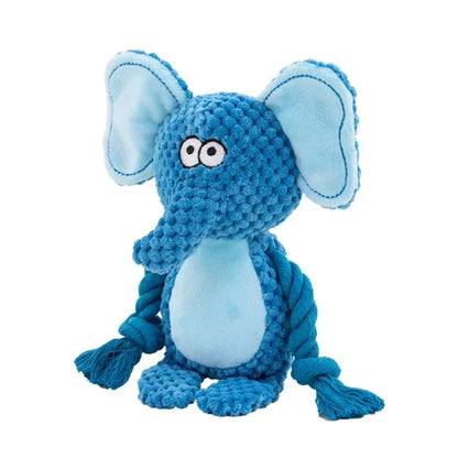 Stuffed Raw Small Dog Plush Interactive Toys Indestructible Bite Resistant Sound Puppy Toys Squeaky Dogs Rattle For Pet Supplies