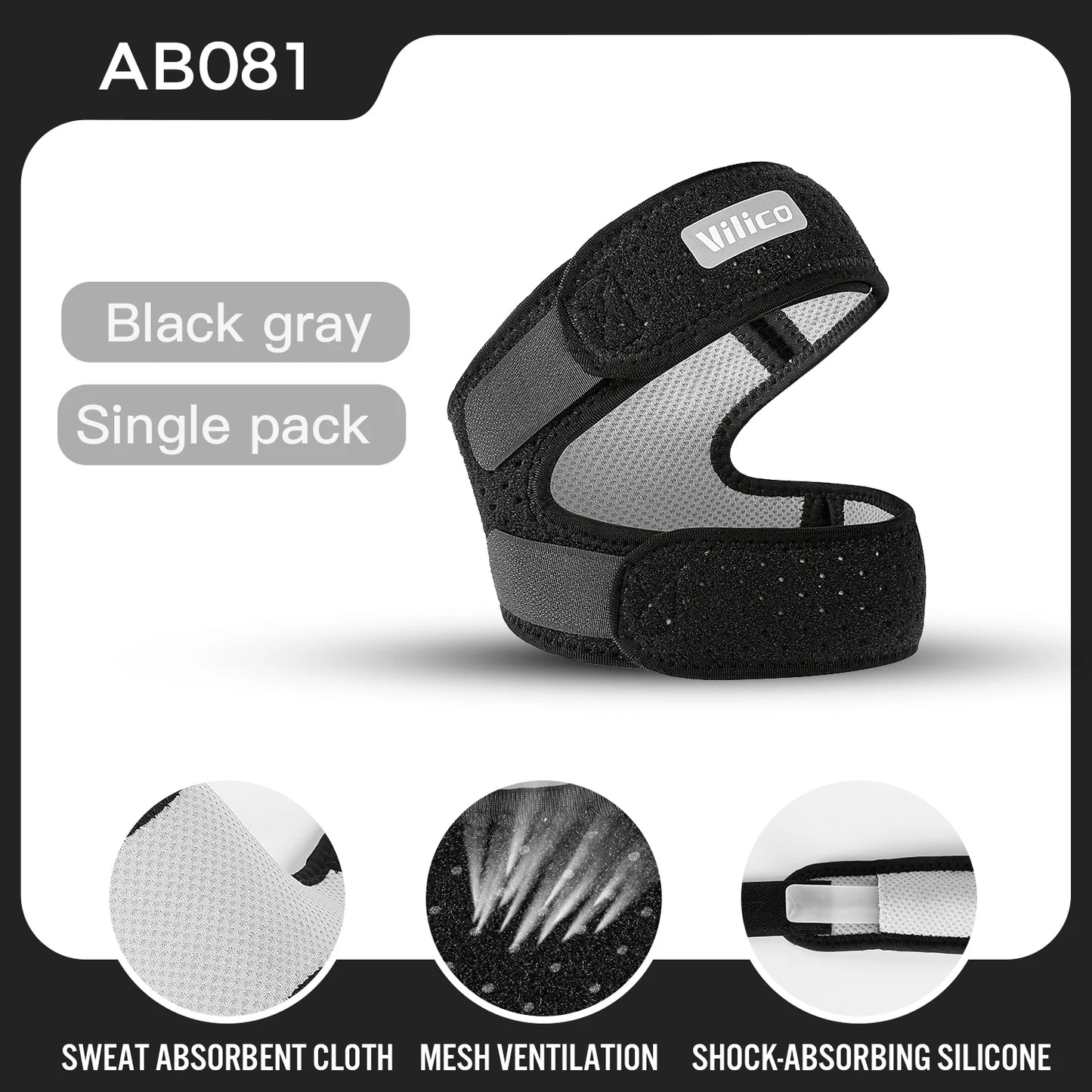1Pcs Band Strap,Adjustable Iliotibial, Knee,Thigh, Hip & ITB Syndrome Compression Wrap Support,Breathable Patellar Tendonitis