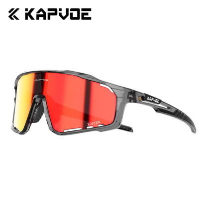 Kapvoe Cycling Glasses MTB Riding Running Sunglasses UV400 Skiing Fishing Climbing Goggles Man Woman Bike Bicycle Eyewear