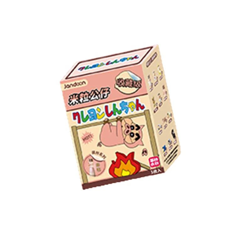 Crayon Shin-Chan Anime Figures Creative Peripheral Dinosaur Diary Baby Rice Grains Doll Model Blind Boxs Toys Children's Gifts