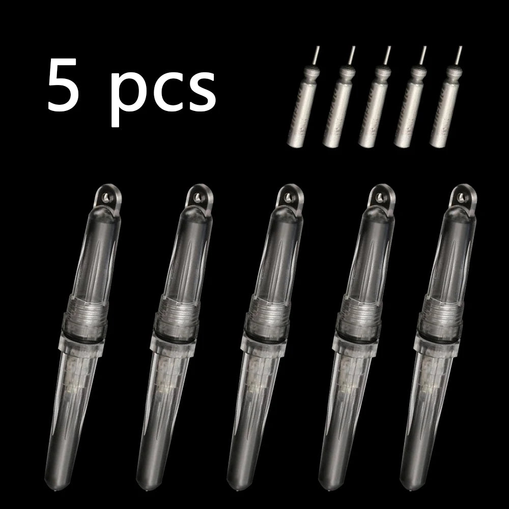 5 pcs flashing two end fishing lights, underwater fishing lights, boat fishing night bait lights, taillights