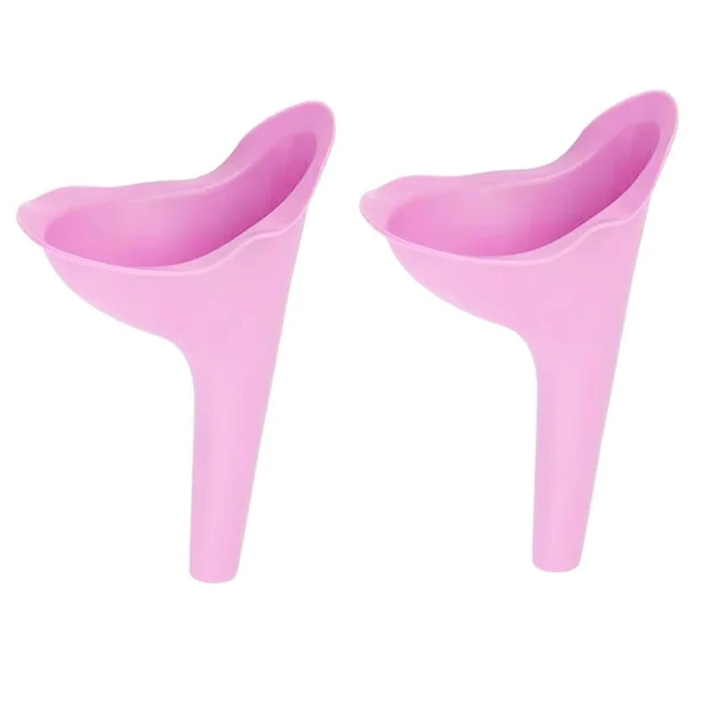 1pc Portable Silicone Urinal for Women Outdoor Travel Camping Female Soft Urination Device Stand Up & Pee Toilet Emergency TMZ