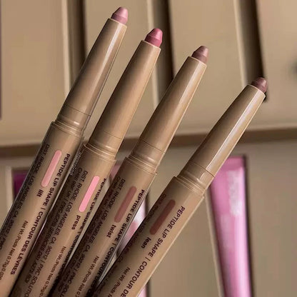 Peptide Lip Shape Pen Lip Liner Long Lasting Lip Tint Pencil Pen Lipstick Rouge Storage Bag Acne Patch Skincare Makeup