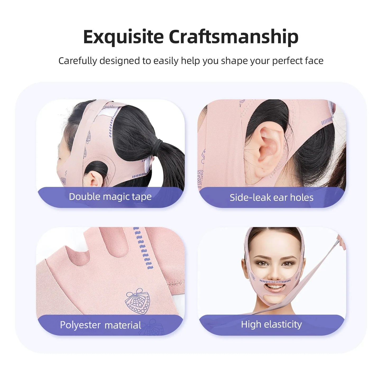 Face Slimming Bandage Women Face Lifting V Line Shaper Chin Cheek Lift Up Belt Anti Wrinkle Strap Facial Beauty Skin Care Tools