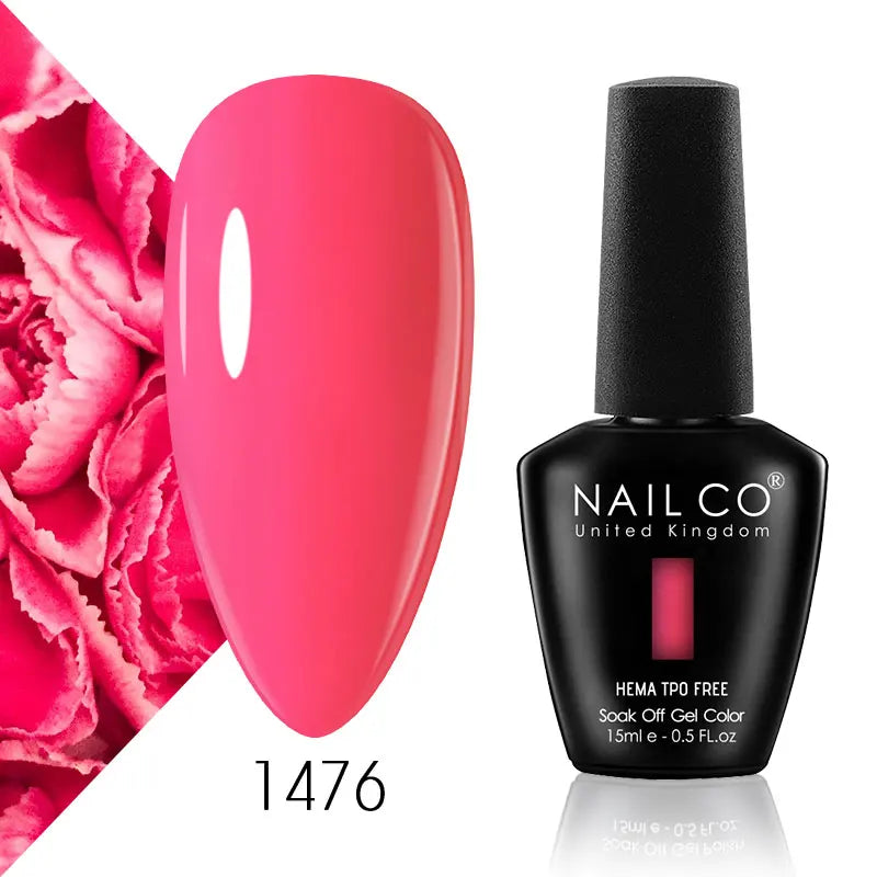 NAILCO 15ml HEMA FREE TPO FREE Top Base Coat Nail Gel Polish Supplies Vernis Semi Permanent Nail Art Manicure Gel Ongle UV Nails