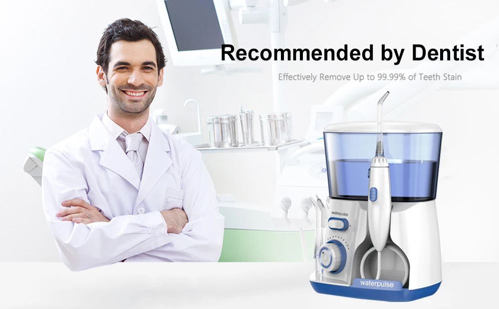 Oral Irrigator Dental Water Flosser for Teeth High Pressure Electric Dental Irrigator Water Flosser Mouth Washing Machine 800ML