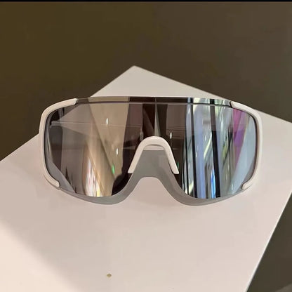 New Y2K Style Cycling Sunglasses Windproof Glasses for Men Women Retro-Reflective Sheeting Lens Road Riding Sport Glasses