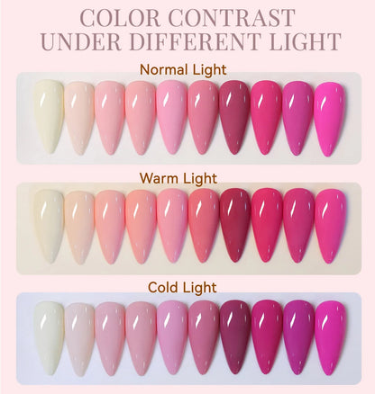 UR SUGAR 150g Transparent Nail Extension Gel Jelly White Light Pink Acrylic French Nail Art UV LED Gel Semi Permanent Manicure