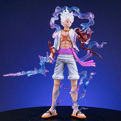 19CM One Piece Anime Action Figure Nika Luffy Action Figures PVC Statue Model Kids Toys Japan Manga Cartoon Birthday Gifts