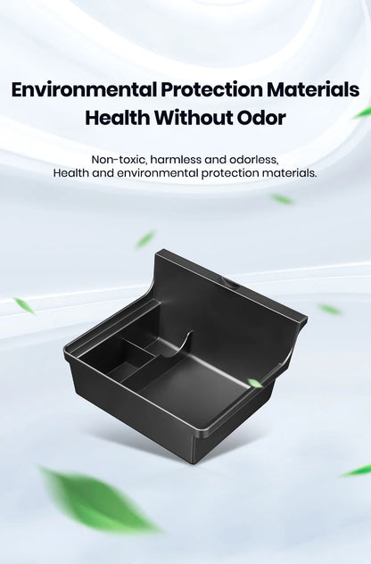YZ For Tesla Model 3 Highland 2024 Model Y Juniper 2025 Storage Box Center Armrest Hidden Box Cup Holder Organizer Accessories