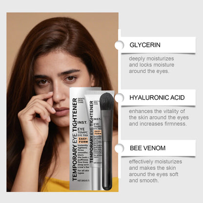 Temporary Tighten Eye Cream for Removal Eye Bags Anti Puffiness Dark Circles Removal Firming Increase Elasticity Massage EyeCare