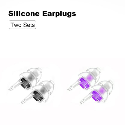 HUAK High Fidelity Silicone Ear Plugs for Noise Cancelling Washable Reusable Musicians Motorcycles Sleeping Work, Study, Swim