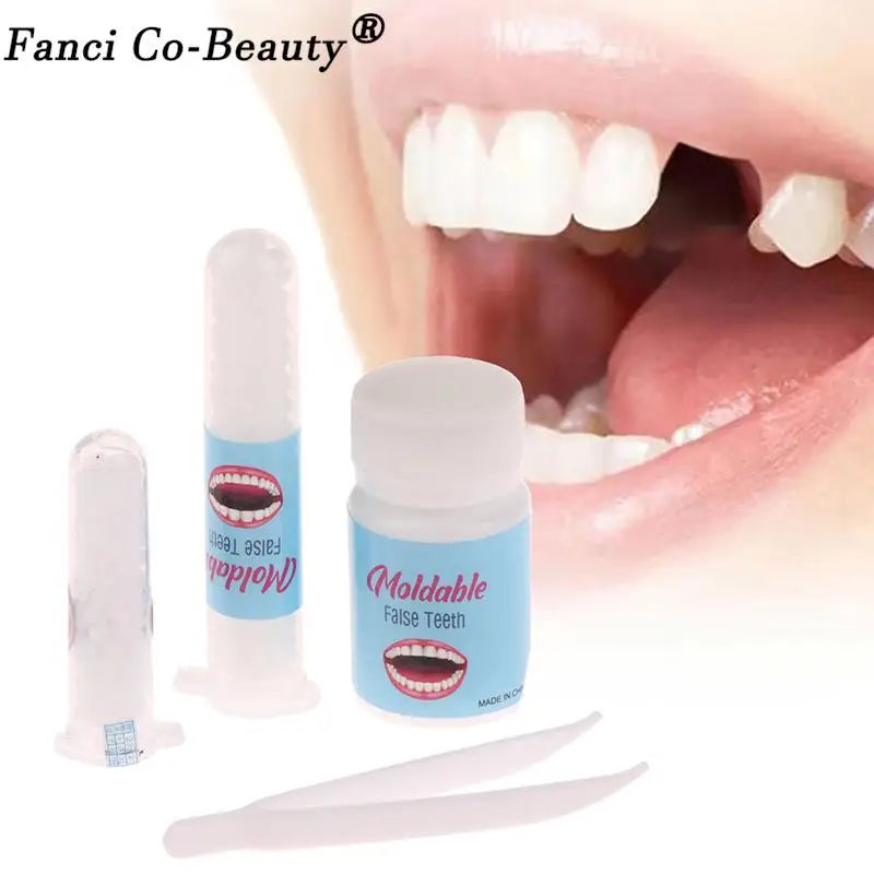 Resin 10g/15g/20g Teeth And Gaps FalseTeeth Solid Glue Temporary Tooth Repair Kit Denture Adhesive Teeth Whitening Tooth Beauty