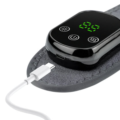 Cordless Heating Ankle Wrist Brace Vibration Massager Electric Hot Compress Massage Ankle Guard Wristband Hand Foot Protector