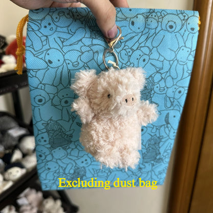 JC Hot Bag Cute Plush Toy label cute girl bag charm plush toy keychain Kawaii plush toy perfect as a birthday  Limited New Gift