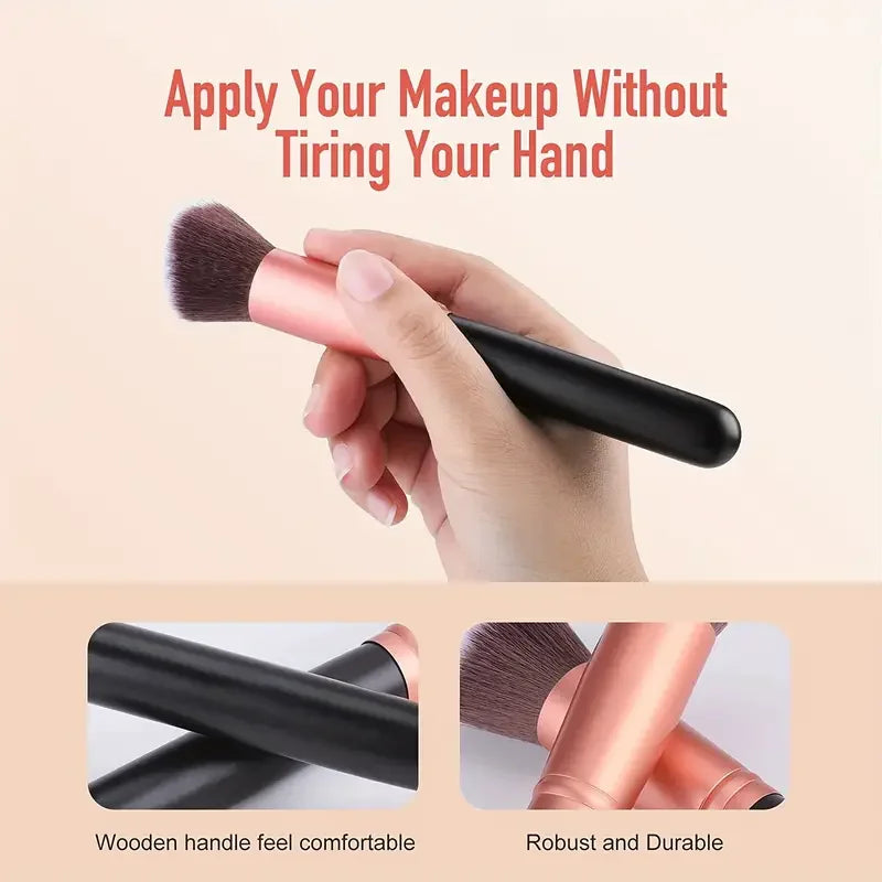 14PCS Makeup Brushes Set Professional Foundation Eye Shadow Concealers Blending Blush Brush Kabuki Soft Fluffy Women Beauty Tool