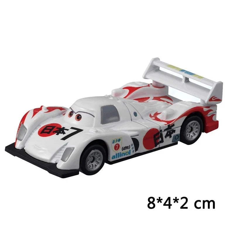 DisneyPixarCars 2 3 Lightning McQueen Matt Jackson Storm Ramirez 1:55 Alloy Pixar Cars Metal die-cast car toys, children's gifts