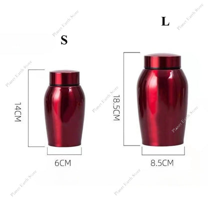 2025 Stainless Steel Dog Ashes Urn Dog Cat Bird Mouse Cremation Ashes Urn Pet Souvenir Jar Sealed Funeral for Dogs Supplies