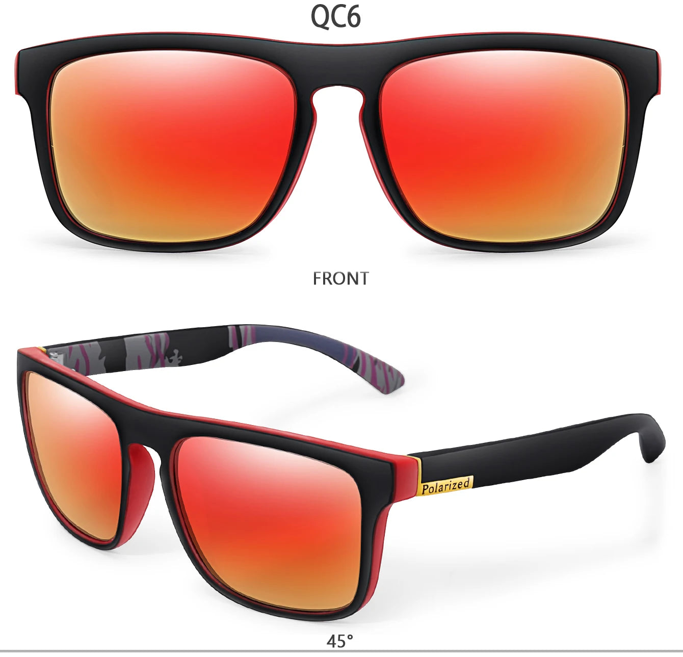 Fashion Polarized Color Changing Cycling Sunglasses Men Night Vision Car Driving Sunglass Dirt Bike Motorcycle  Glasses