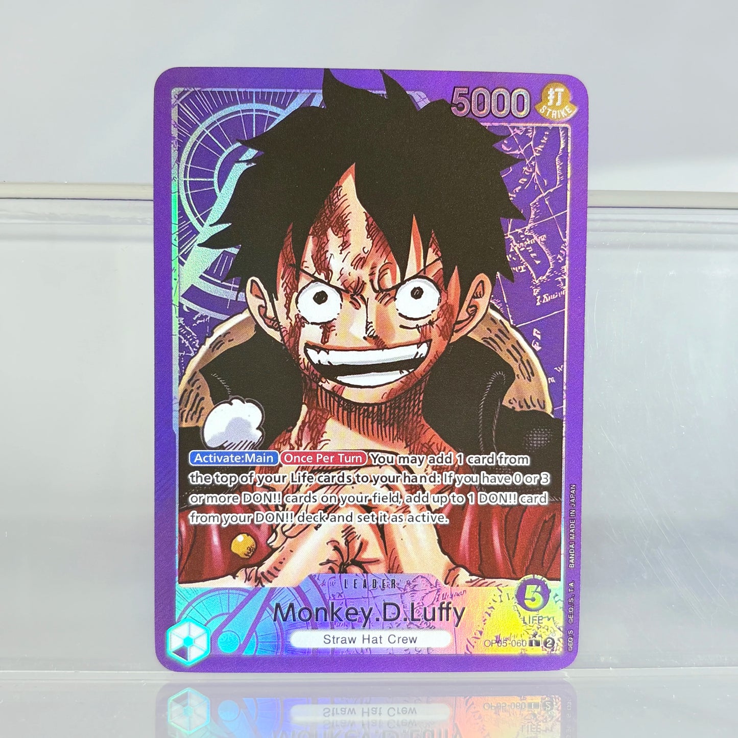 One Piece OPCG Anime Card English Version Monkey.D. Luffy Magellan Donquixote Doflamingo Game Anime Collection Proxy Cards toys