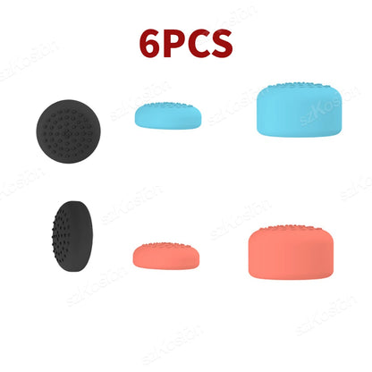 4/6 PCS No-Slip Silicone Thumb Grips Caps for Switch 2 Joy-Con Controller Joystick Cover for NS Switch2 Gaming Accessories