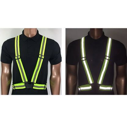 Reflective Safety Vest - High Visibility Vest Adjustable Straps for Outdoor Jogging, Cycling, Walking and Riding