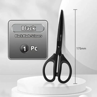 1/2Pcs 210/175mm Black Stainless Steel Scissors Business Office Stationery Home Tailor Shears Kitchen Knife Cutter Cutting