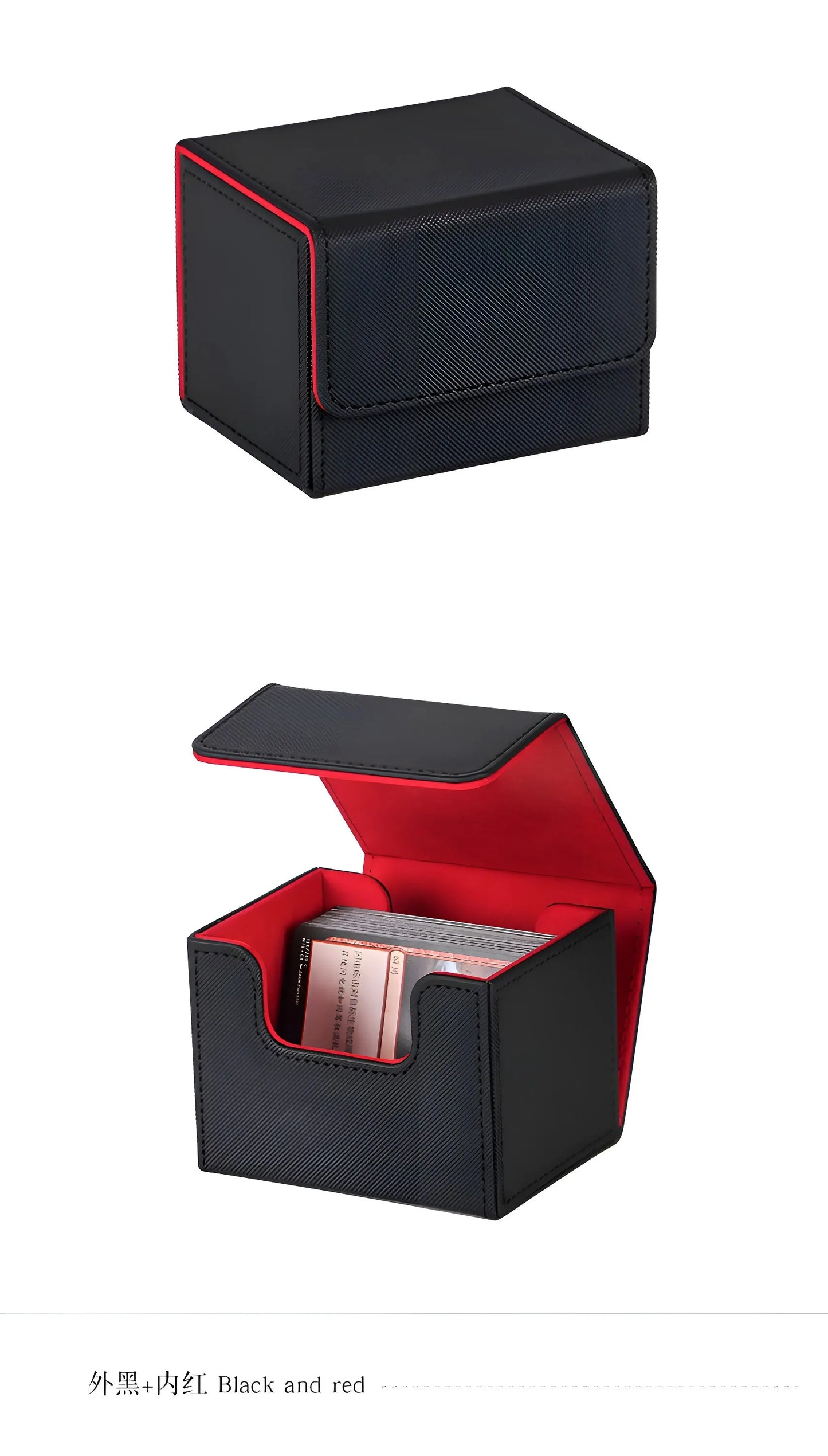 Flap Side Insert Card Collection Box Game Peripheral Magic Card Box Household Small Items Storage Box Desktop Organizer