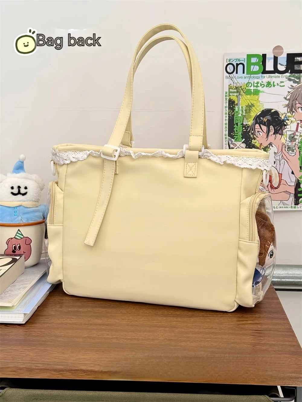 Ballet Girl Has A Large Appetite Itabag Japanese 2D Single Shoulder Cross Body Goods Bag Gift For Friends only no dolls no card