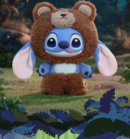 NEW Disney Stitch Wild Animal Series Blind Box Plush Dolls Pendant Cute Doll Ornament Mystery Box Surprise Toys Gifts