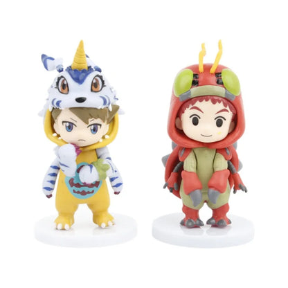 8pcs/set  Digital Monster Digimon Characters Taichi Matt Ishida Sora Cosplay Agumon Gabumon Action Figure Anime Figure Model Toy