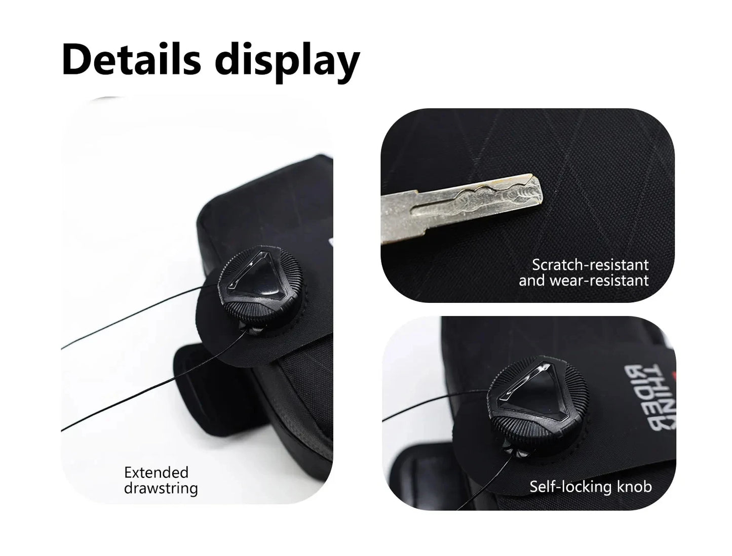 0.5L Mini Reflective Bicycle Saddle Bag Portable MTB Road Bike Tool Kit Repair Cycling Accessories