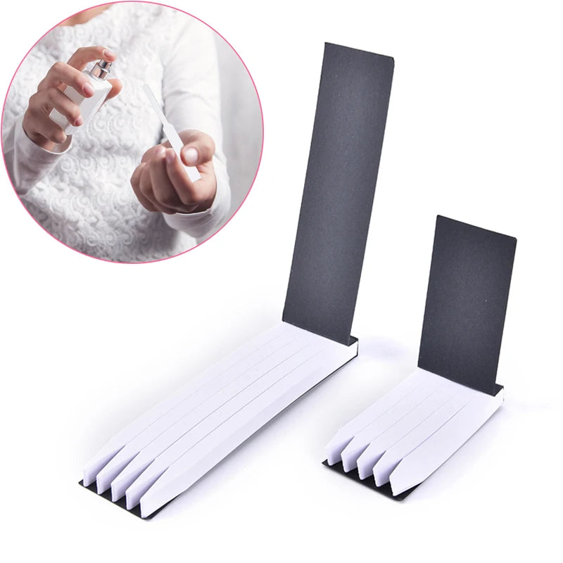 100pcs 80/130mm*8mm Aromatherapy Fragrance Perfume Essential Oils Test Tester Paper Strips