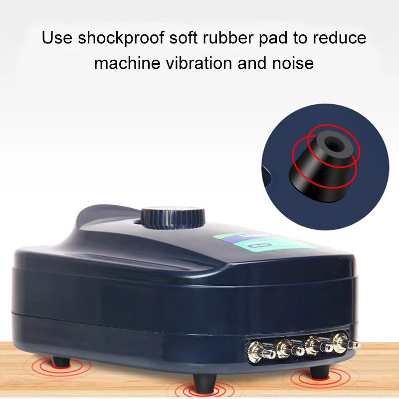 SOBO Silent Aquarium Oxygen Air Pump Fish Tank Adjustable Air Volume High Power Oxygenator Air Compressor Aerator 220v