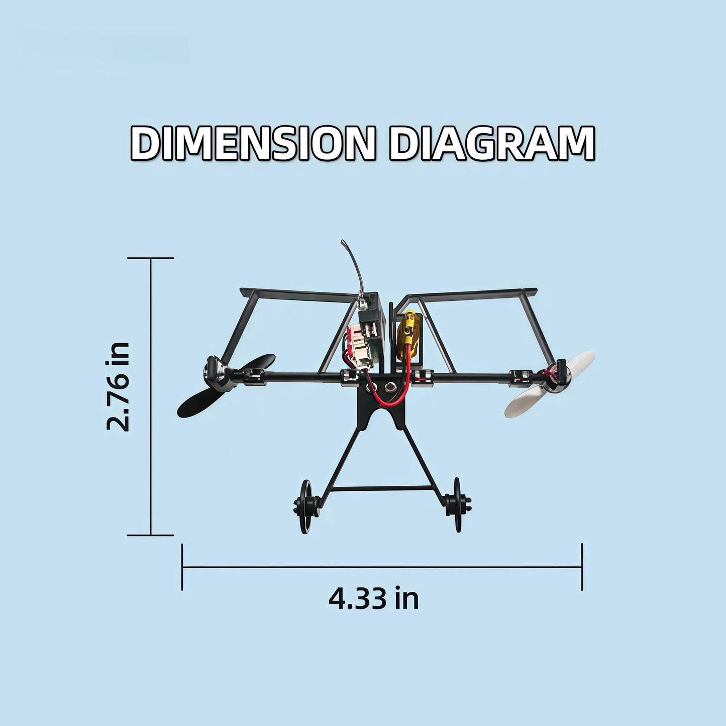Hotfree RC Paper Airplane Kit, Remote Control Plane with Gyro Stabilizer & Dual Propellers, DIY Foldable Flying Toy, Easy-to-Fly STEM Toy, Birthday Gift for Kids Boys & Adults