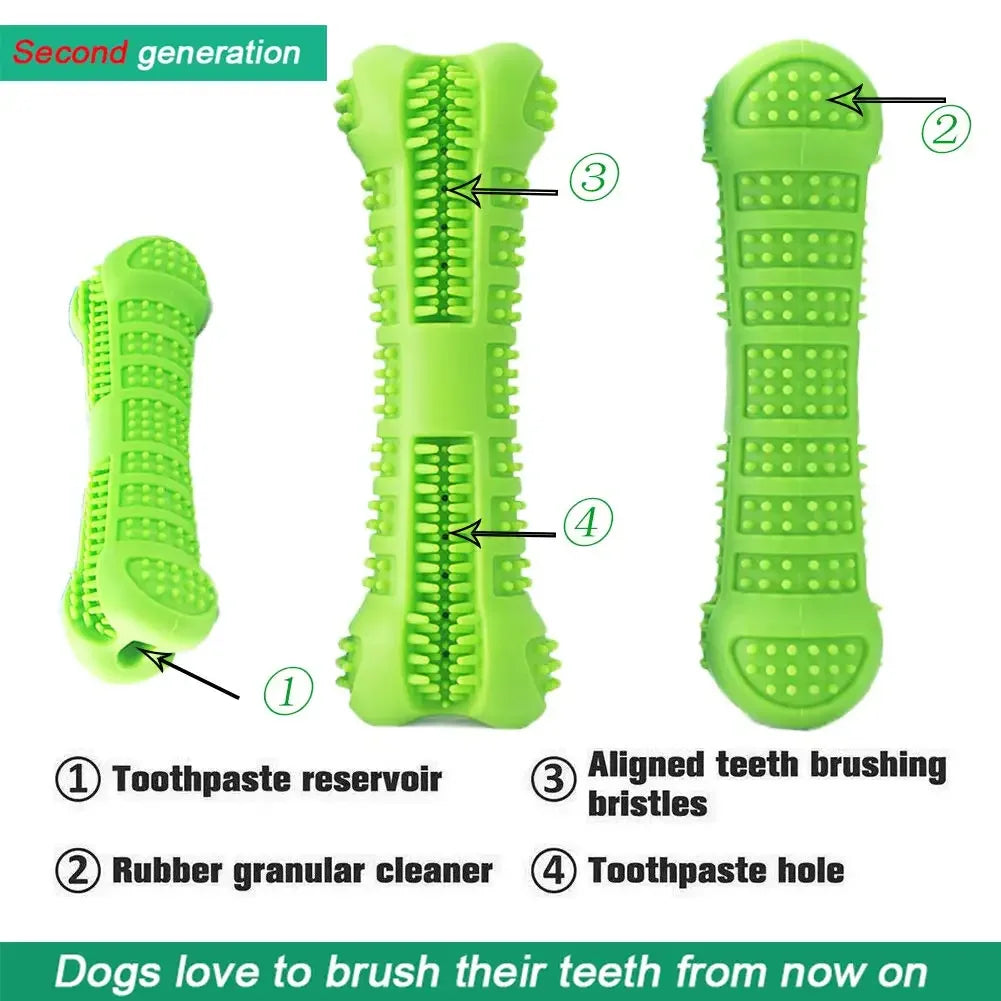 1PC Pet Chew Toy Soft Rubber Dog Toothbrushes Rubber Anti-biting Tooth Grinding Chew Stick for Small Dogs Training Pet Supplies