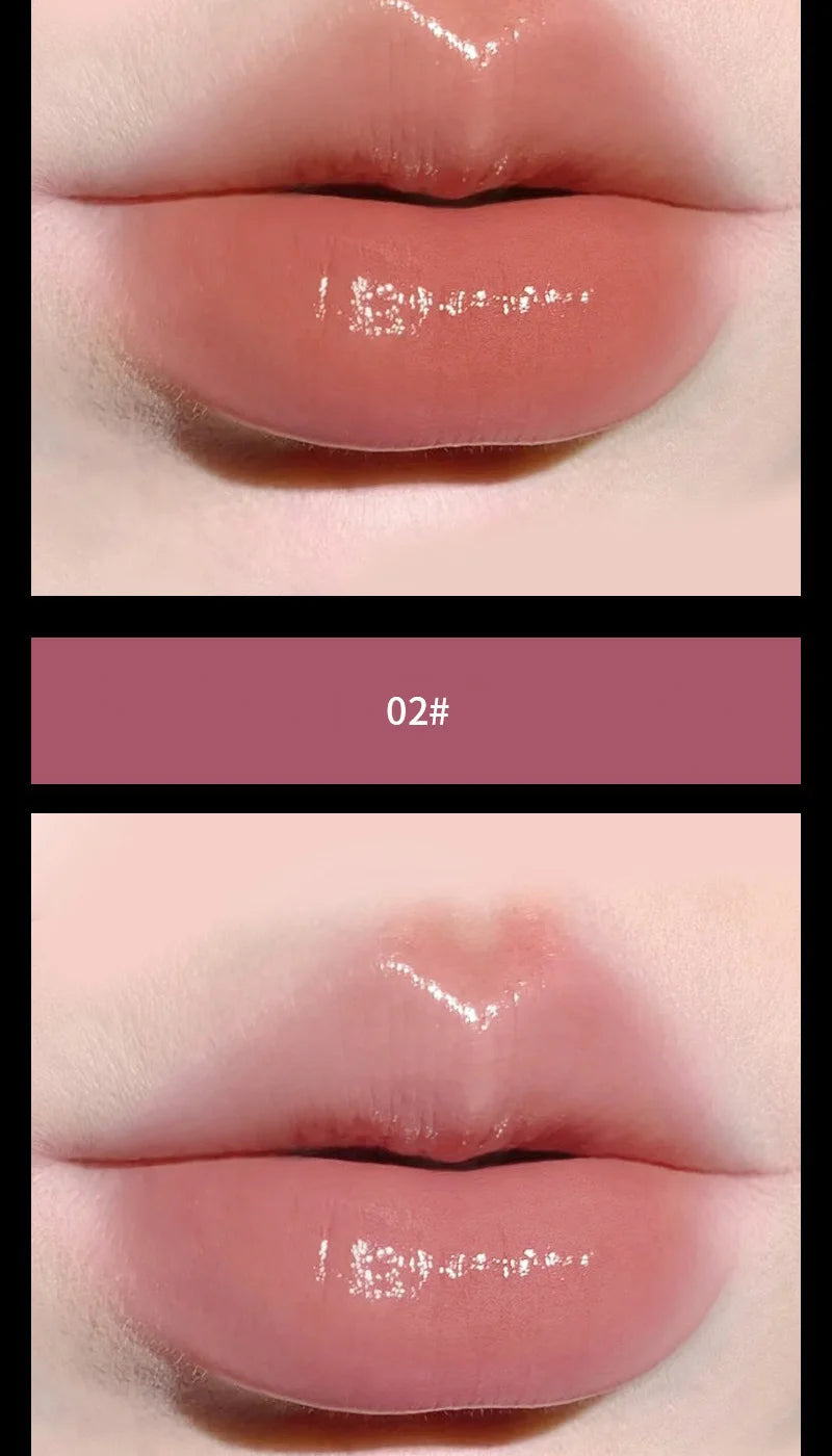 HERORANGE~ Low Saturation Light Lipstick Multi-purpose Stick Moisturizing White Natural Holding Mirror lipstick