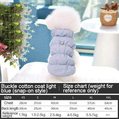 New Model Pets Winter Jacket Winter Dog Cat Insulation Thickened Clothes Winter Jacket Tank Top Pets Clothing