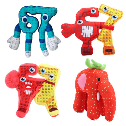 NEW Steal A Brainrot Esok Sekolah Plush Sammy Jandel Strawberry Elephant Plushie No. 67 Stuffed Doll Toy Fans Christmas Gift
