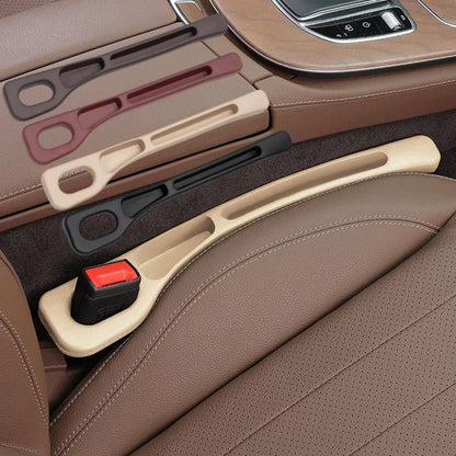 2pcs Car Seat Gap Filler Leak Proof Crevice Storage Organizer Universal Fit Between Seats Console Auto Interior Accessories