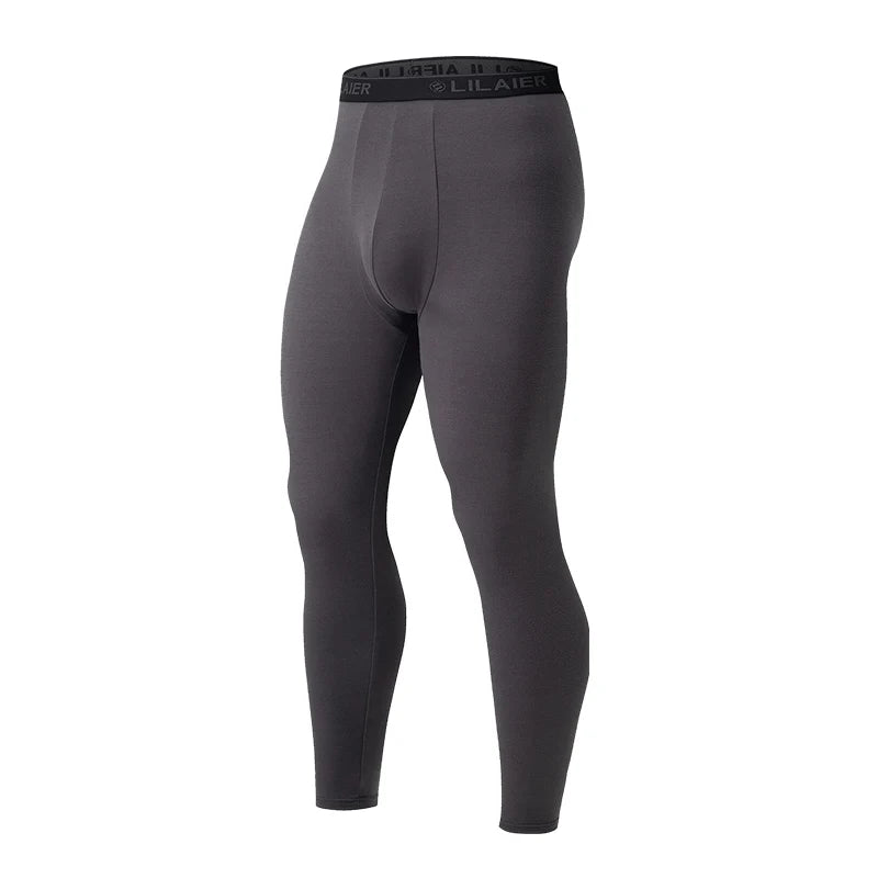 1/2-piece Autumn And Winter Men's Fashionable Printed Casual Sports Underwear Set Cycling And Running Plus Size Base Warm Suit