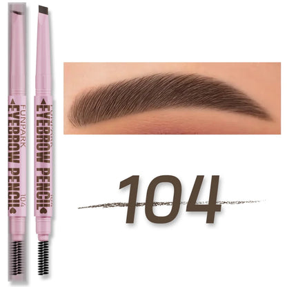 2 In1 Eyebrow Pencil Professional Cosmetics Makeup for Women 5 Colors Waterproof Eyebrow Tattoo Brush Long Lasting Eyebrow Pen
