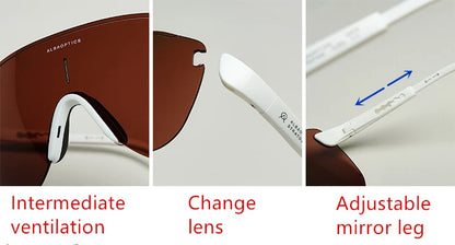 ALBA Cycling Goggl Sunglasses Sports Cycling Glasses Mail Goggles Bicycle Mountain Bike Glasses Men's Eyewear ciclismo mtb