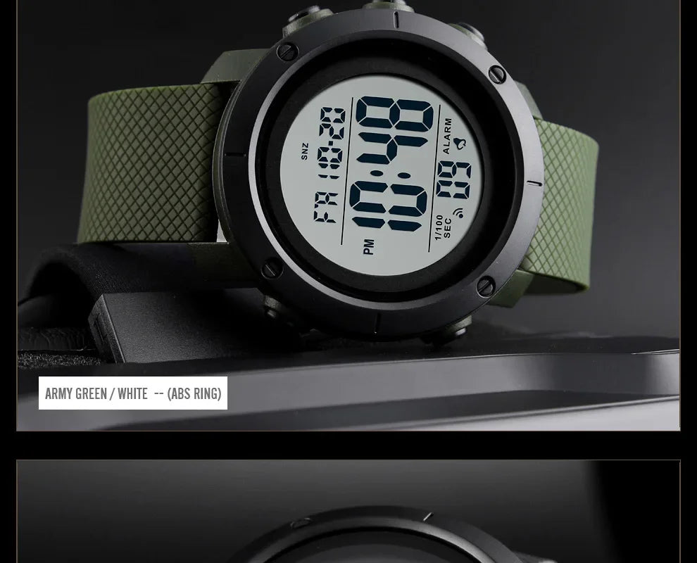 SKMEI 1426 Sports Waterproof Digital Watch for Men Stopwatch Electronic LED Display Mens Wristwatches Reloj Masculino Clock 1416