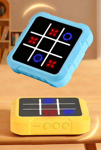 AI Electronic Chess & Tic Tac Toe Set-Educational Brain Teaser, Perfect Gift for Kids & Family Game Night