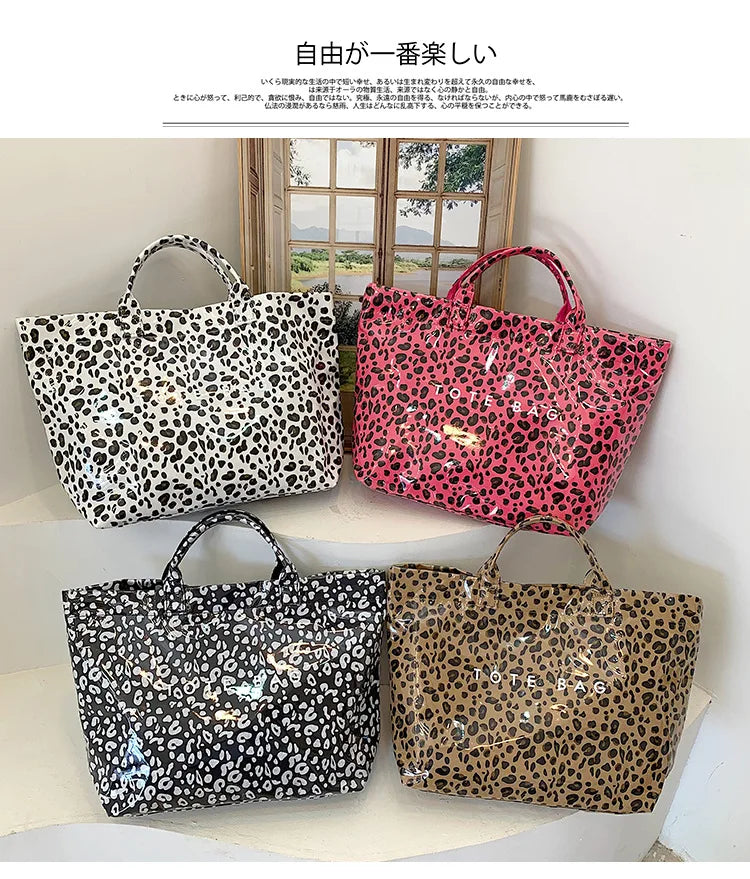 Leopard Print Women's Handbag Summer New Large-capacity Fashionable Tote Bag Fashionable Handbag Bags for Women Designer Bags