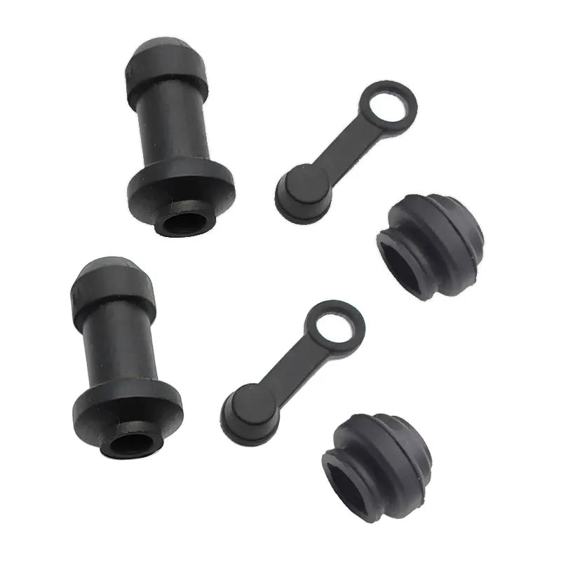 10/5/2 sets Motorcycle Scooter Brake Upper Lower Pump Caliper Shock Absorber Sleeve Dust Covers Disc Waterproof Rubber Caps