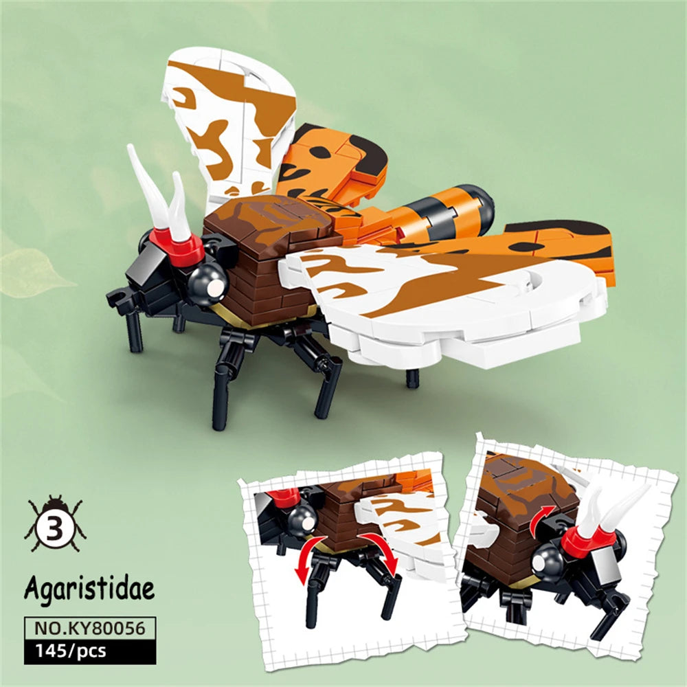 Mosquito Insects Building Blocks Toys Set - Long-Lasting Play for Kids, Great Collectible Models Orchid Mantis Redviidae & More