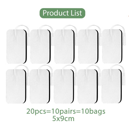 10/20/50Pcs Tens Electrode Pads Gel Self-adhesive Patches For Acupuncture Massager Slimming Pulse EMS Muscle Stimulator Sticker