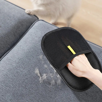 Pet Grooming Gloves Static Dedusting Brush Pet Hair Remover Brush Removing Dog Cat Hair From Sofa Carpet Clothes Tool Supplies